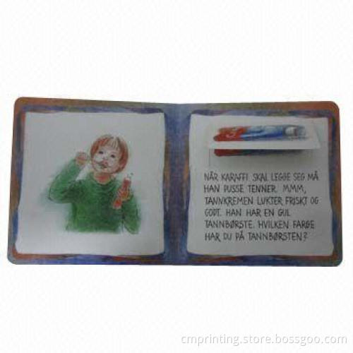 Children Board Book Printing, Full Color/UV Varnish, with Scent and Foam Inserted